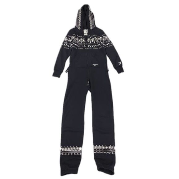 The Norwegian Original Onepiece Lusekofte Onesie Scandi Nordic Print Jumpsuit - Picture 1 of 12